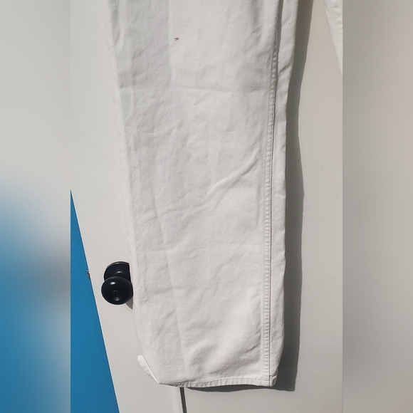 LONDONJEAN Women's White Wide Leg Jeans - Picture 4 of 7